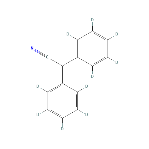 Diphenylacetonitrile (CAS: 80024-91-5) - Chemical Structure and Molecular Formula 