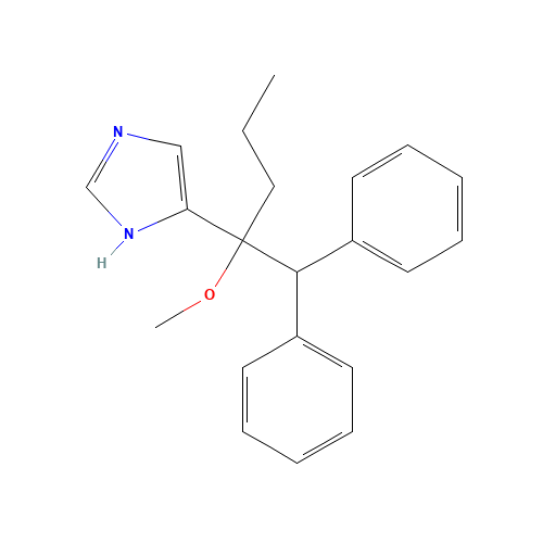 5-[1-(Diphenylmethyl)-1-methoxybutyl]-1H-imidazole (CAS: 106147-71-1) - Related Chemical Product