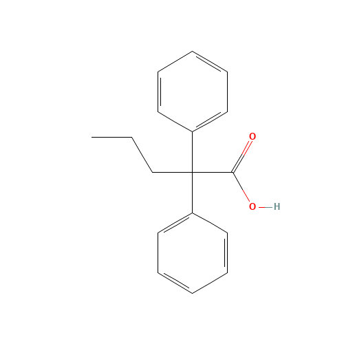 2,2-Diphenylpentanoic Acid (CAS: 841-32-7) - Related Chemical Product
