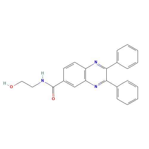 2,3-Diphenylquinoxaline-6-carboxylic Acid 2-Hydroxyethyl Amide (CAS: 332404-53-2) - Related Chemical Product