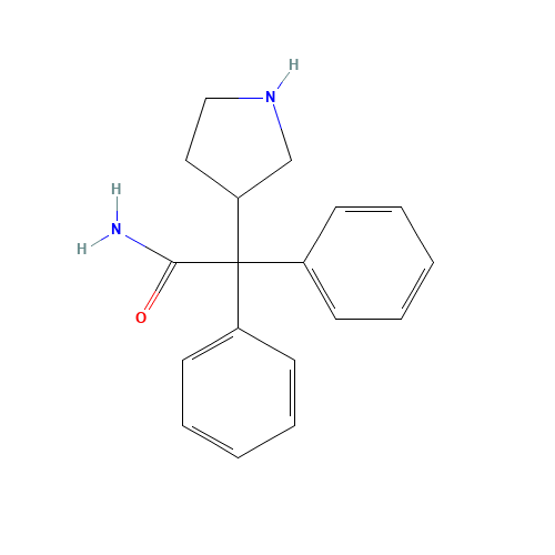 a,a-Diphenyl-3-pyrrolidineacetamide (CAS: 103887-32-7) - Related Chemical Product