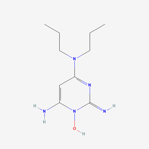 N4,N4-Dipropyl-1-oxy-pyrimidine-2,4,6-triamine (CAS: 55921-62-5) - Chemical Structure and Molecular Formula 