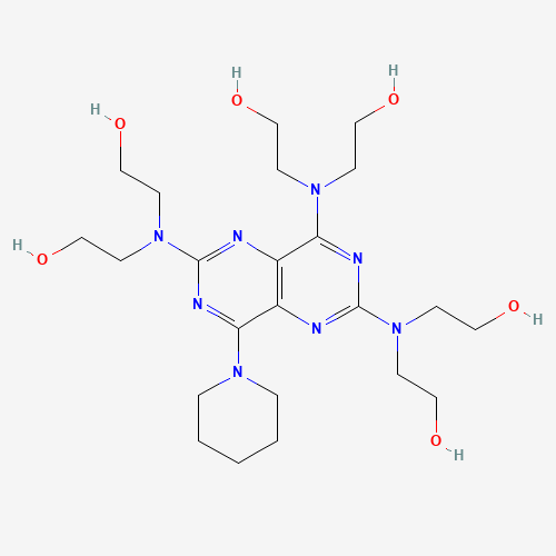 Dipyridamole Tri(diethanolamine) (CAS: 16908-47-7) - Chemical Structure and Molecular Formula 