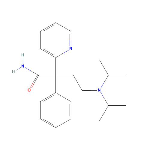 Disopyramide (CAS: 3737-09-5) - Chemical Structure and Molecular Formula 