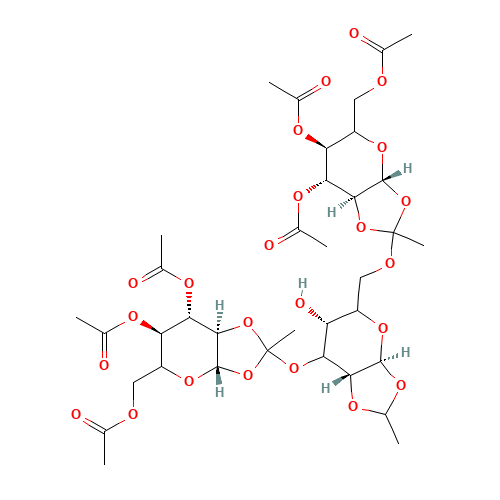 3,6-Di-O-(3,4,6-tri-O-acetyl-b-D-mannopyranosylethylidyne)-1,2-O-ethylidene-b-D-mannopyranose (CAS: 230963-26-5) - Related Chemical Product
