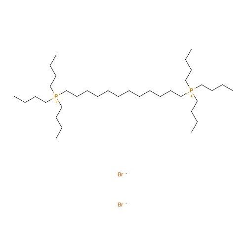 1,12-Dodecanediylbis(tributylphosphonium) Dibromide (CAS: 99372-74-4) - Chemical Structure and Molecular Formula 