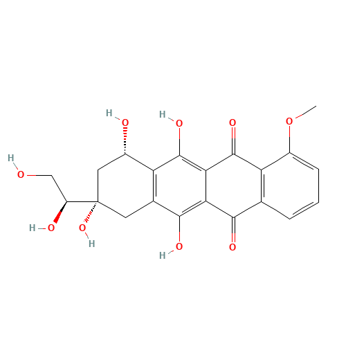 Doxorubicinolone, 90% (CAS: 56149-23-6) - Chemical Structure and Molecular Formula 