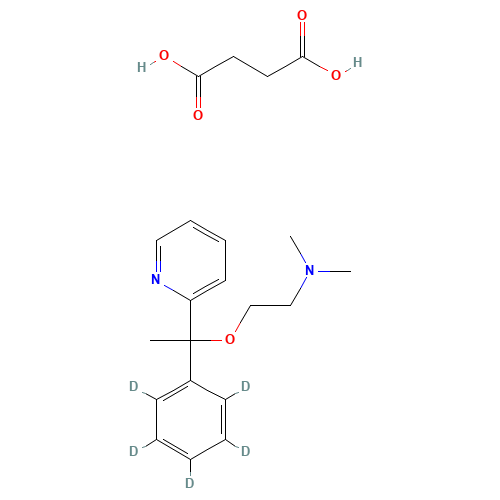 Doxylamine-d5 Succinate (CAS: 1216840-94-6) - Related Chemical Product