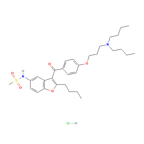Dronedarone Hydrochloride (CAS: 141625-93-6) - Related Chemical Product