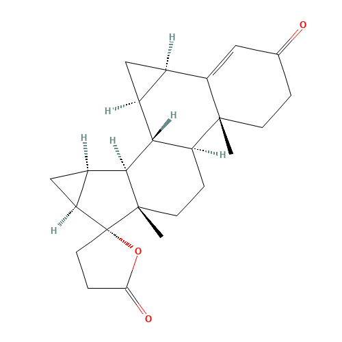 17R-Drospirenone (CAS: 90457-65-1) - Chemical Structure and Molecular Formula 