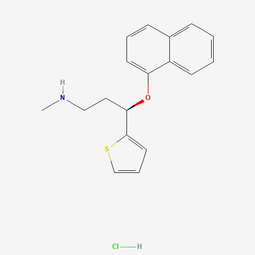 (R)-Duloxetine Hydrochloride (CAS: 910138-96-4) - Chemical Structure and Molecular Formula 