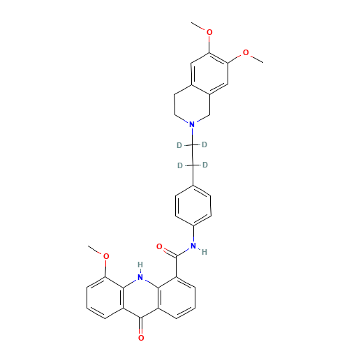 Elacridar-d4 (Major) (CAS: 1189481-51-3) - Related Chemical Product