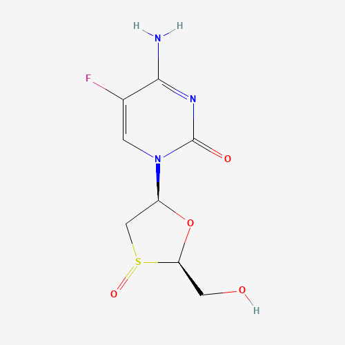 (-)-Emtricitabine S-Oxide (CAS: 152128-77-3) - Related Chemical Product