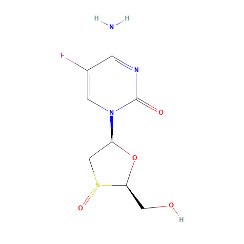 (-)-Emtricitabine S-Oxide (CAS: 152128-77-3) - Related Chemical Product