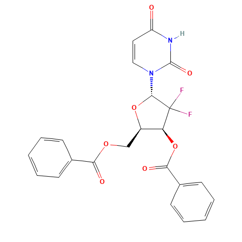 1'-Epi 2',2'-Difluoro-2'-deoxyuridine 3',5'-Dibenzoate (CAS: 143157-24-8) - Related Chemical Product