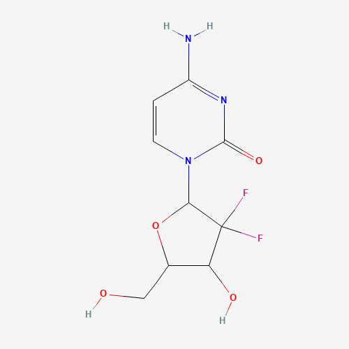 3'-Epi Gemcitabine (Gemcitabine Impurity) (CAS: 103882-85-5) - Chemical Structure and Molecular Formula 