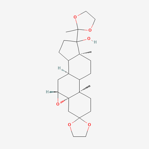 (5b,6b)-Epoxy-17a-hydroxy-pregnane-3,20-dione-3,20-bis(ethyleneketal) (CAS: 117898-52-9) - Related Chemical Product