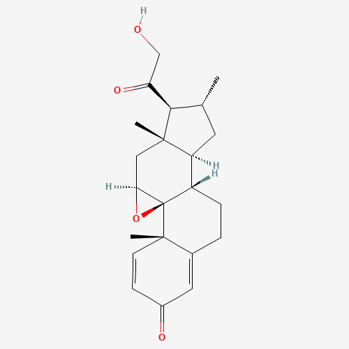 (9b,11b,16a)-9,11-Epoxy-21-hydroxy-16-methyl-pregna-1,4-diene-3,20-dione (CAS: 151265-33-7) - Related Chemical Product
