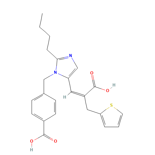 (Z)-Eprosartan (CAS: 148674-39-9) - Chemical Structure and Molecular Formula 
