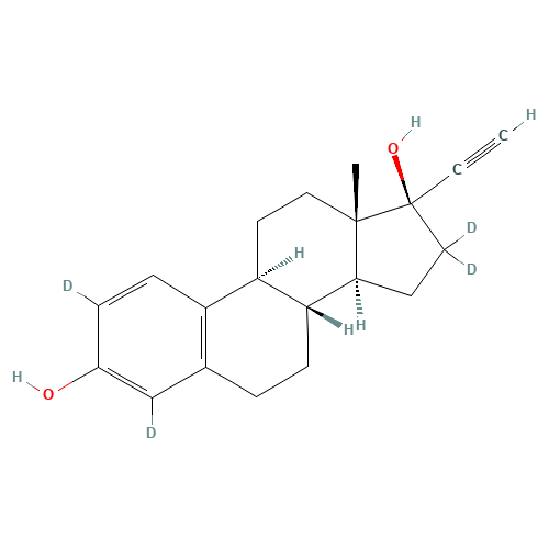 Ethynyl Estradiol-2,4,16,16-d4 (CAS: 350820-06-3) - Related Chemical Product