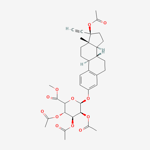 Ethynyl Estradiol 17-Acetate 3-(2',3',4'-Tri-O-acetyl)-b-D-glucuronide Methyl Ester (CAS: 242130-33-2) - Related Chemical Product