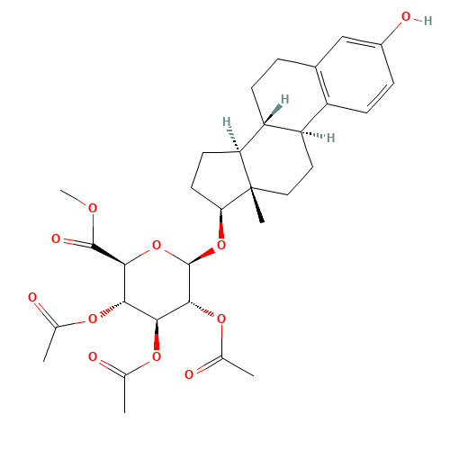 17b-Estradiol 17-(2,3,4-Tri-O-acetyl-b-D-glucuronide Methyl Ester) (CAS: 14364-66-0) - Related Chemical Product