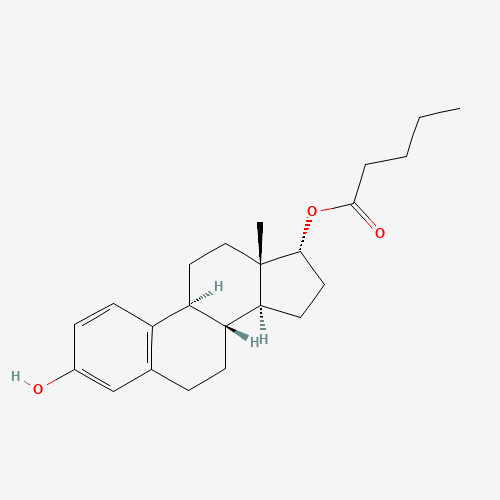 17a-Estradiol 17-Valerate (CAS: 182624-54-0) - Chemical Structure and Molecular Formula 