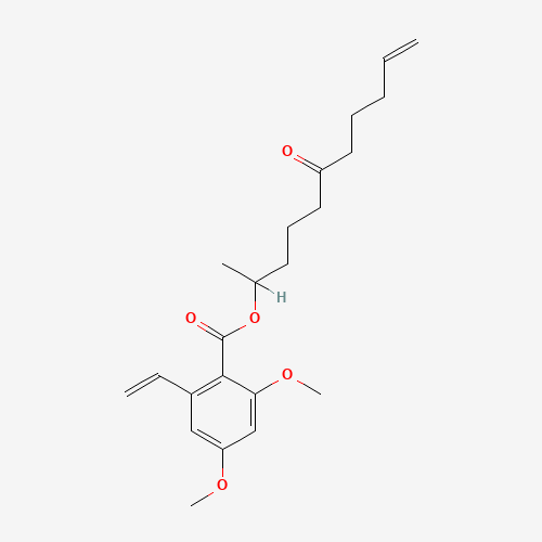 rac 2-Ethenyl-4,6-dimethoxy-benzoic Acid 1-Methyl-5-oxo-9-decen-1-yl Ester (CAS: 312305-42-3) - Related Chemical Product