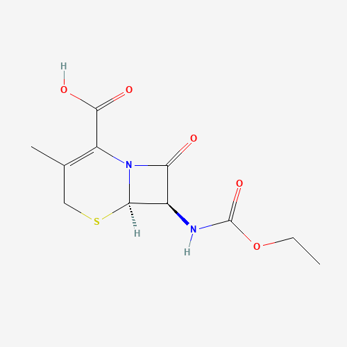 N-Ethoxycarbonyl 7-ADCA (CAS: 72820-16-7) - Chemical Structure and Molecular Formula 