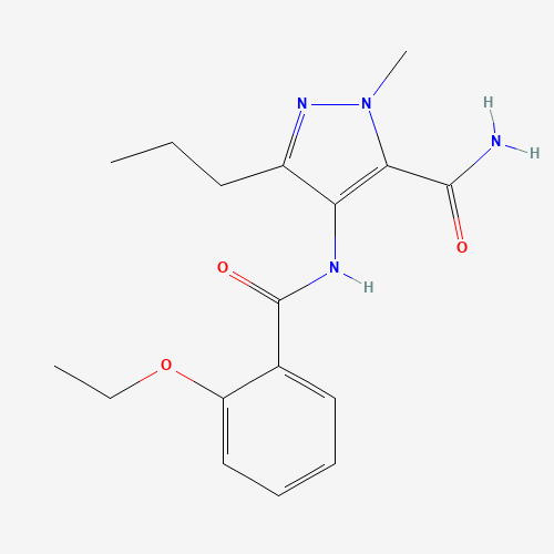 4-(2-Ethoxybenzamido)-1-methyl-3-n-propylpyrazole-5-carboxamide (CAS: 139756-03-9) - Related Chemical Product