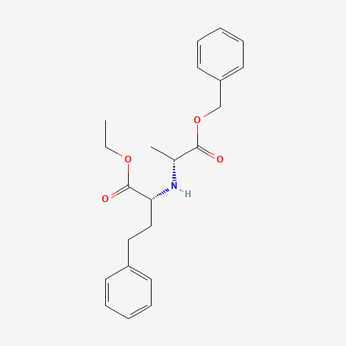 (-)-N-(1-R-Ethoxycarbonxyl-3-phenylpropyl)-D-alanine, Benzyl Ester (CAS: 93836-47-6) - Related Chemical Product