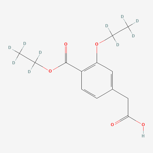 3-Ethoxy-4-(ethoxycarbonyl)phenyl Acetic Acid-d10 (CAS: 1246817-24-2) - Related Chemical Product
