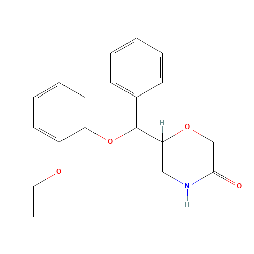 rel-(2R,3R)-6-[a-(2-Ethoxyphenoxy)benzyl]morpholin-3-one (CAS: 98769-79-0) - Related Chemical Product