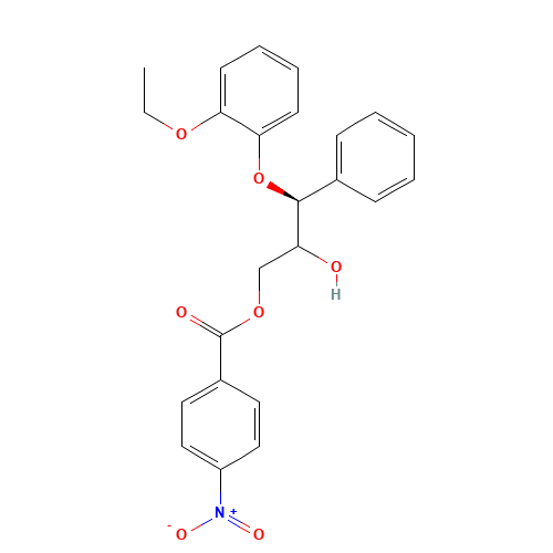 (2RS,3RS)-3-(2-Ethoxyphenoxy)-2-hydroxy-1-(4-nitrobenzoyloxy)-3-phenylpropane (CAS: 98769-70-1) - Related Chemical Product