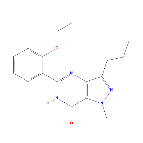 5-(2-Ethoxyphenyl)-1-methyl-3-n-propyl-1,6-dihydro-7H-pyrazolo[4,3-d]pyrimidin-7-one (CAS: 139756-21-1) - Related Chemical Product