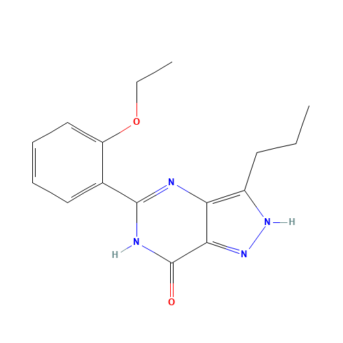 5-(2-Ethoxyphenyl)-3-propyl-1,6-dihydro-7H-pyrazolo[4,3-d]pyrimidin-7-one (CAS: 139756-30-2) - Related Chemical Product