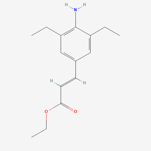 Ethyl 3-(4-Amino-3,5-diethylphenyl)acrylate (CAS: 1076200-10-6) - Related Chemical Product