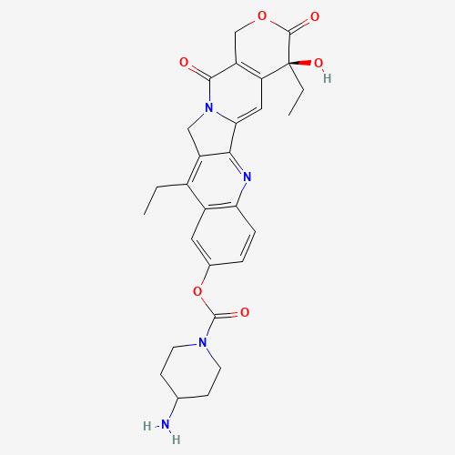 7-Ethyl-10-(4-amino-1-piperidino)carbonyloxycamptothecin (CAS: 185304-42-1) - Related Chemical Product