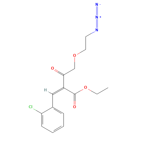 Ethyl (2-Azidoethoxy)aceto-2-(2-chlorophenylmethlene)acetate (CAS: 837427-86-8) - Related Chemical Product