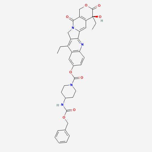 7-Ethyl-10-(4-[[benzylcarbamoyl]amino]-1-piperidino)carbonyloxycamptothecin (CAS: 1217686-49-1) - Related Chemical Product