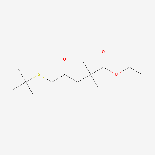 Ethyl 5-tert-Butylthio-2,2-dimethyl-4-oxopentanoate (CAS: 136558-13-9) - Related Chemical Product