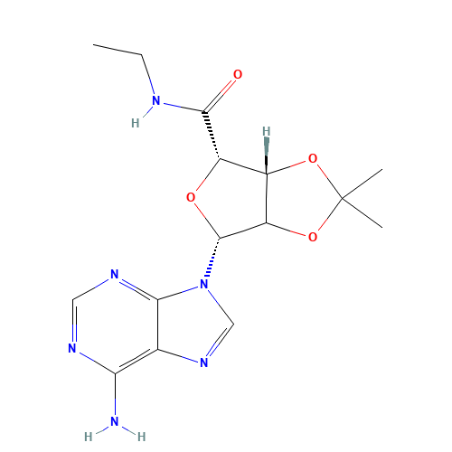5'-Ethylcarboxamido-2',3'-isopropylidene Adenosine (CAS: 39491-53-7) - Related Chemical Product