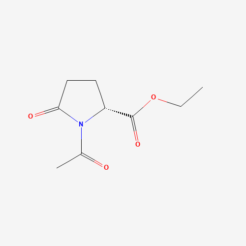 (R)-5-Ethylcarboxyl-N-acetyl-2-pyrrolidinone (CAS: 1315051-65-0) - Chemical Structure and Molecular Formula 