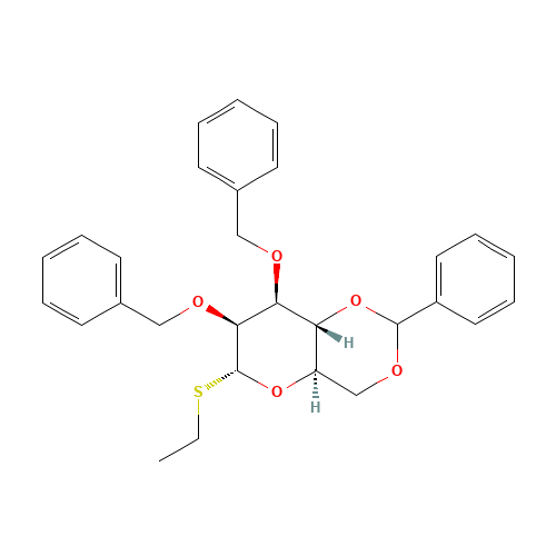 Ethyl 2,3-Di-O-benzyl-4,6-O-benzylidene-1-deoxy-1-thio-a-D-mannopyranoside (CAS: 218937-71-4) - Related Chemical Product