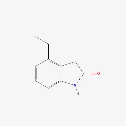 4-Ethyl-1,3-dihydro-2H-indol-2-one (CAS: 954117-24-9) - Chemical Structure and Molecular Formula 