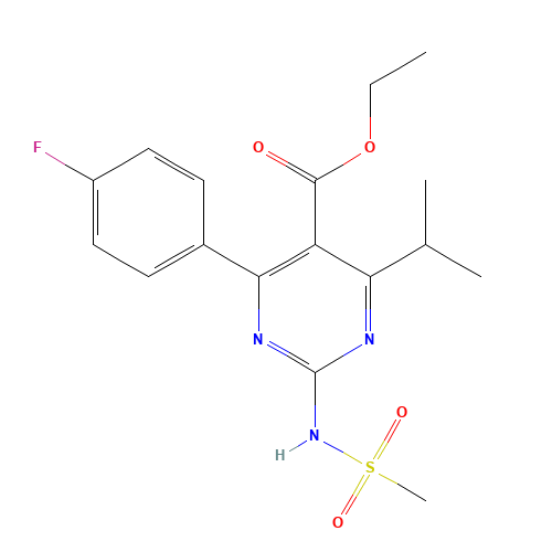 Ethyl 4-(4-Fluorophenyl)-6-isopropyl-2-(N-methylsulfonamido)pyrimidine-5-carboxylate (CAS: 1035595-71-1) - Related Chemical Product