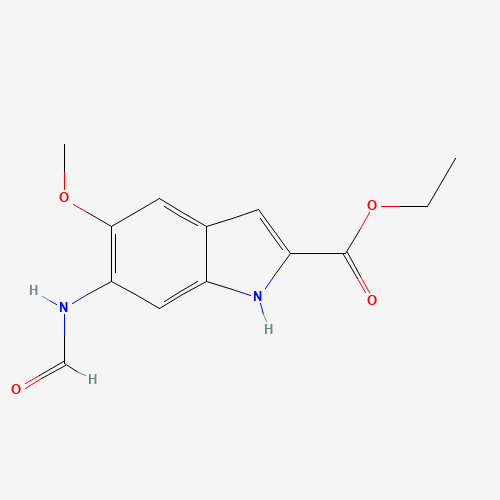 Ethyl 6-Formylamino-5-methoxyindole-2-carboxylate (CAS: 119825-27-3) - Related Chemical Product