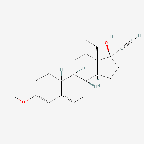 (17a)-13-Ethyl-3-methoxy-18,19-dinorpregna-3,5-dien-20-yn-17-ol (CAS: 176254-10-7) - Related Chemical Product