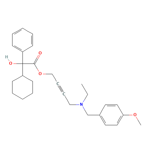 4-[N-Ethyl-(4-methoxyphenyl)methylamino]-2-butynyl-2-cyclohexyl-2-hydroxybenzene Acetate (CAS: 181647-10-9) - Related Chemical Product