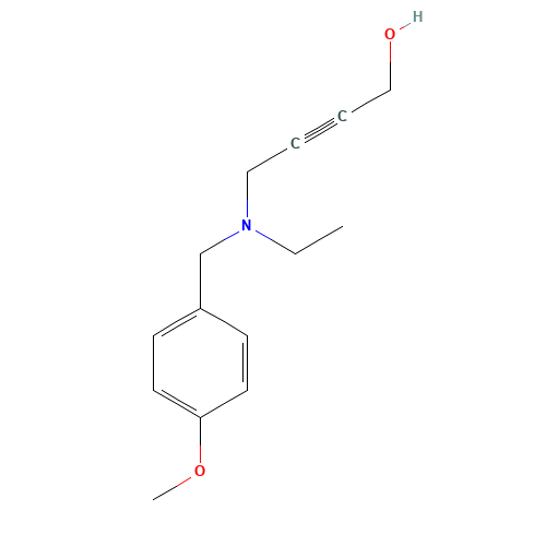 4-[N-Ethyl-(4-methoxyphenyl)methylamino]-2-butynyl-1-ol (CAS: 181647-06-3) - Related Chemical Product